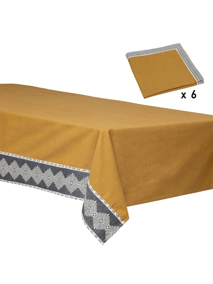 Atmosphera Créateur d'intérieur Tischdecke in orange günstig kaufen onesize