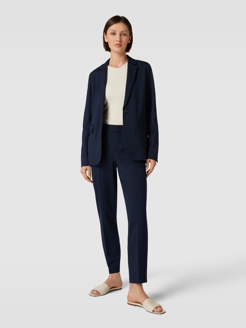 Blazer mit Pattentaschen in dunkelblau