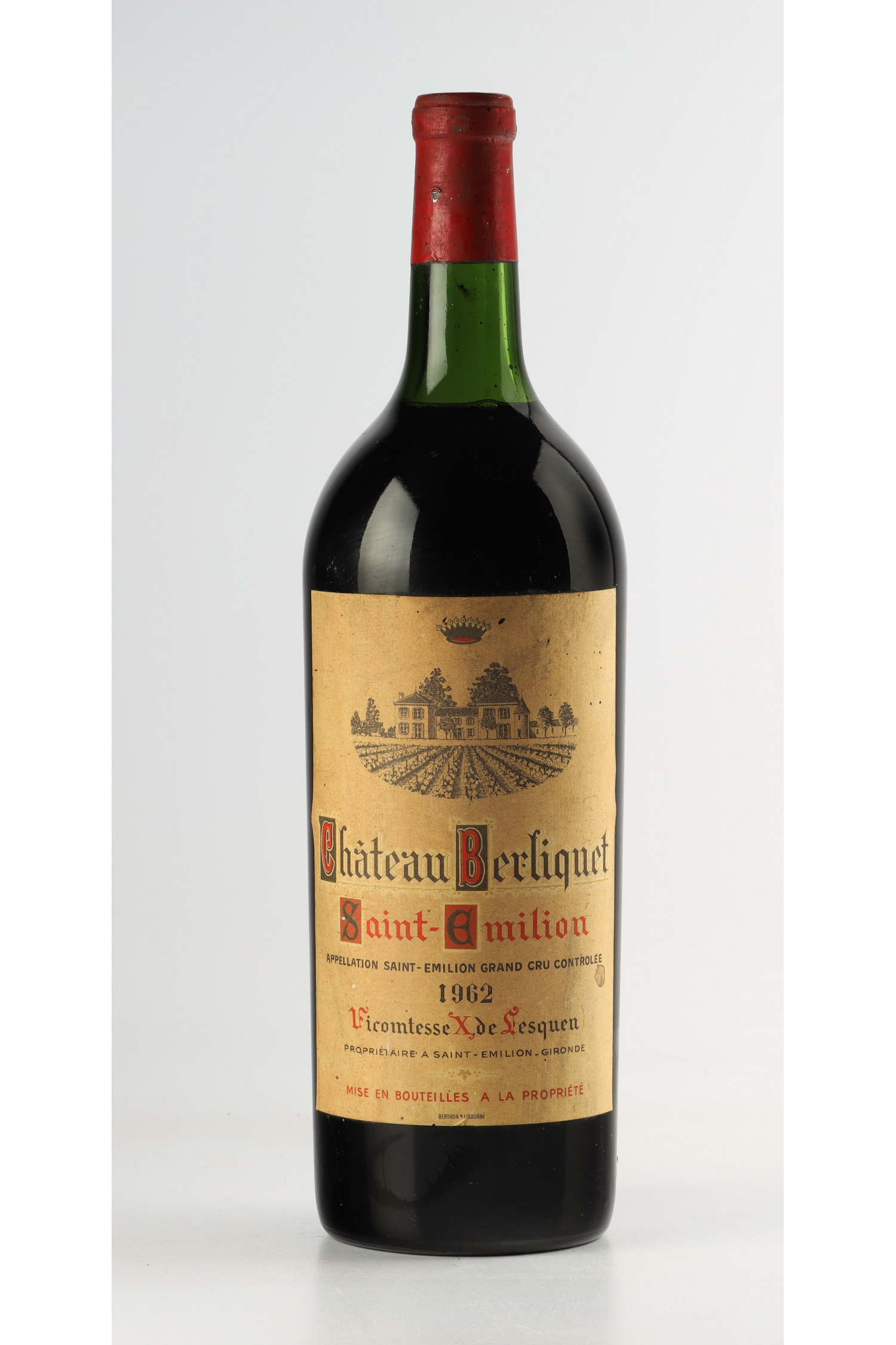 Château Berliquet Magnum 1962, Saint Emilion