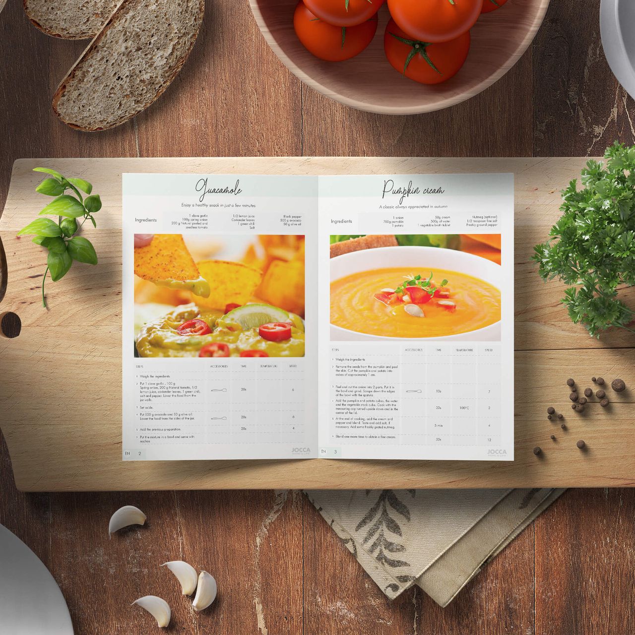 Jocca All-in-One Multifunktions-Küchenmaschine mit App, 12 Funktionsweisen & 10 internen Programmen