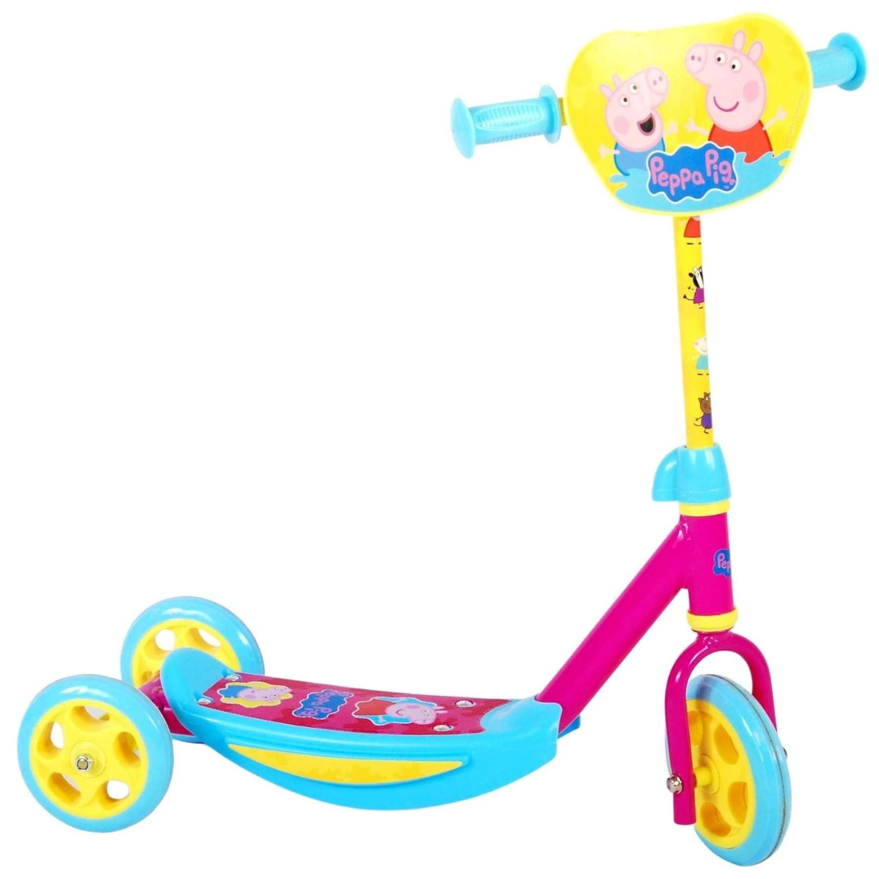 LeNoSa Dreiradscooter Paw Patrol & Peppa Pig Kinder balance scooter - Dreirad - Roller, (1 tlg)