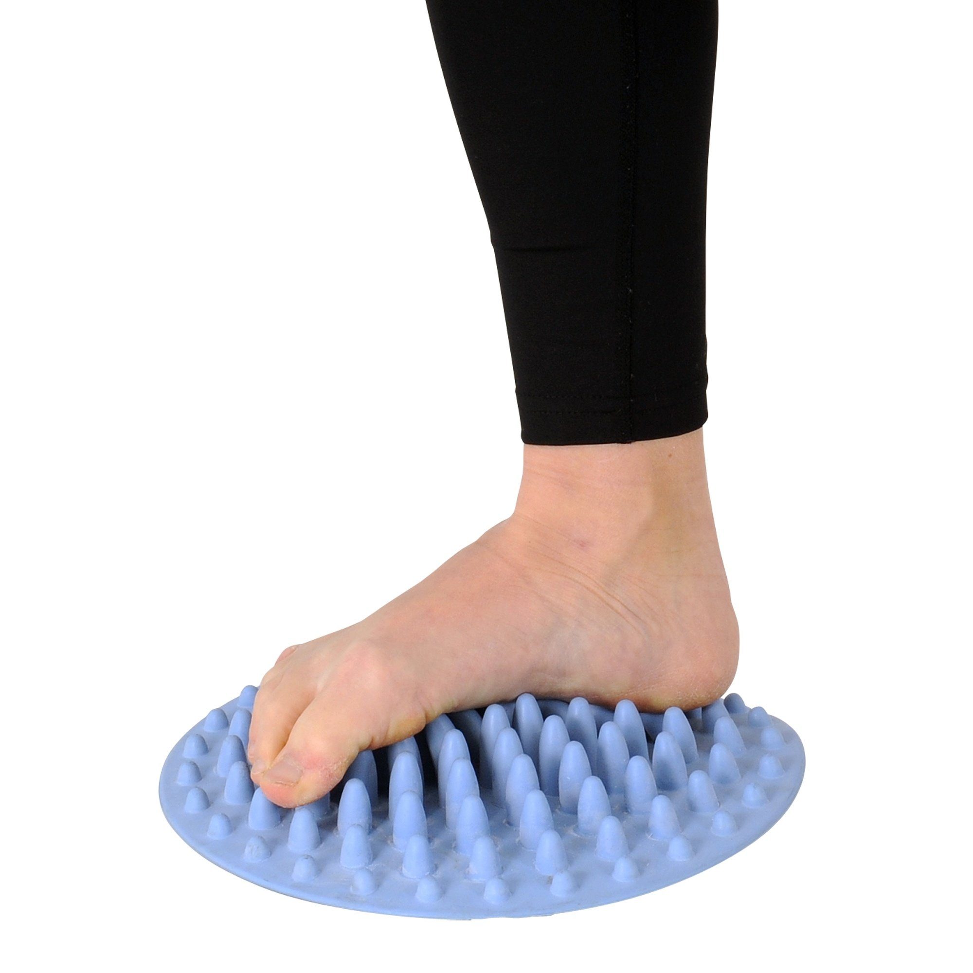 pedalo® Akupressurmatte Fuß Reflexzonen Akupressurmatte, Massagematte, Regenerationsmatte (Stück, Noppenkissen für Füße), > Naturkautschuk >wasserverträglich auch für Duschkabine >30 Jahre
