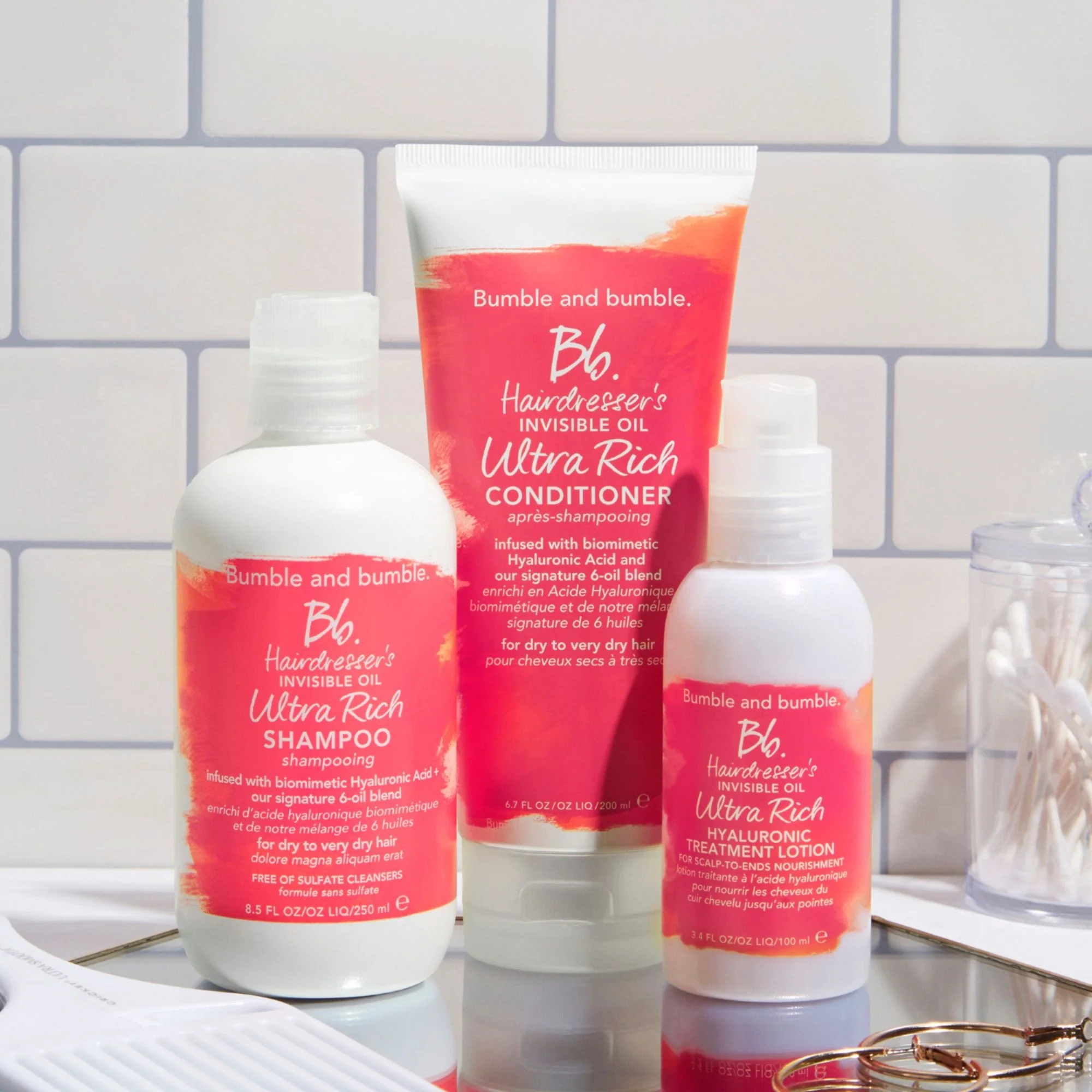 Acondicionador Ultra Rico con Aceite Invisible para Peluqueros - Acondicionador Hidratante, Acondicionador Disciplinante/Antifrizz