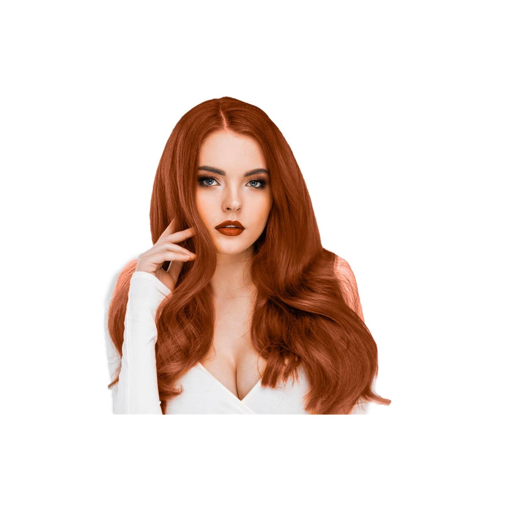 hair2heart Extensions à froid cheveux naturels #130 Rouge cuivré 1g extensions