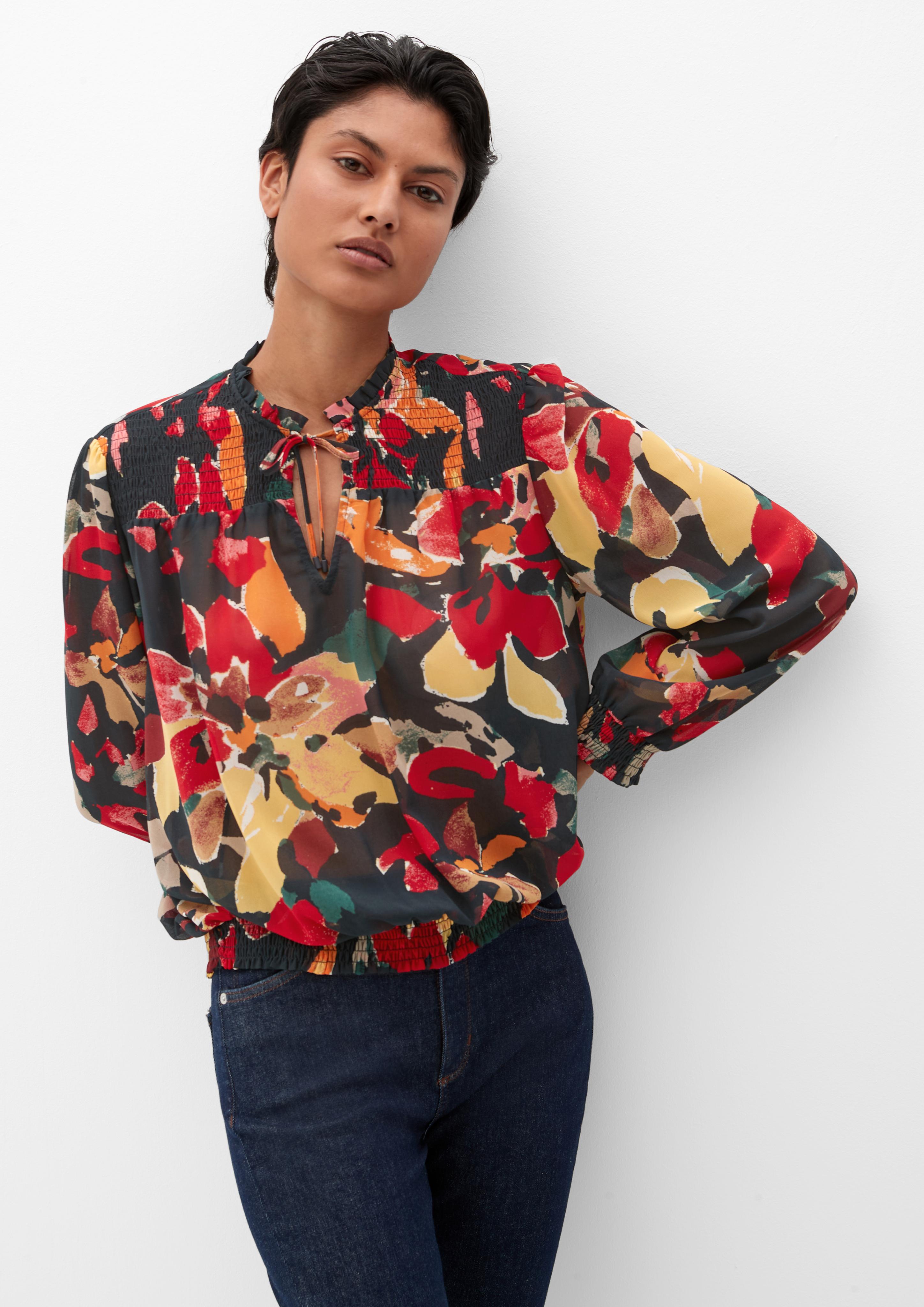 Bluse mit Smok-Details  2120536-59A3