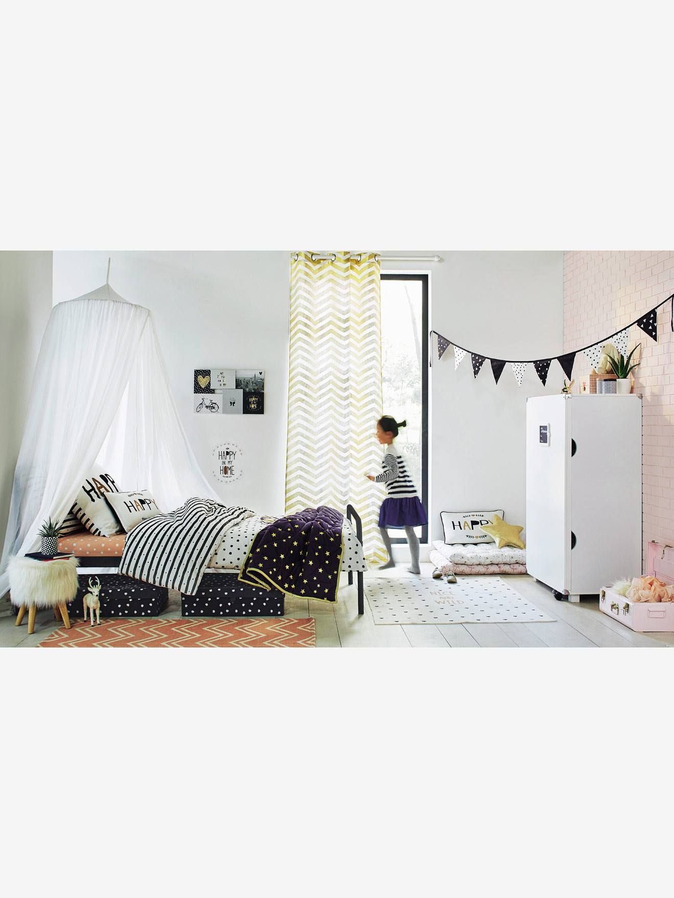 Ciel de lit Cocoon blanc