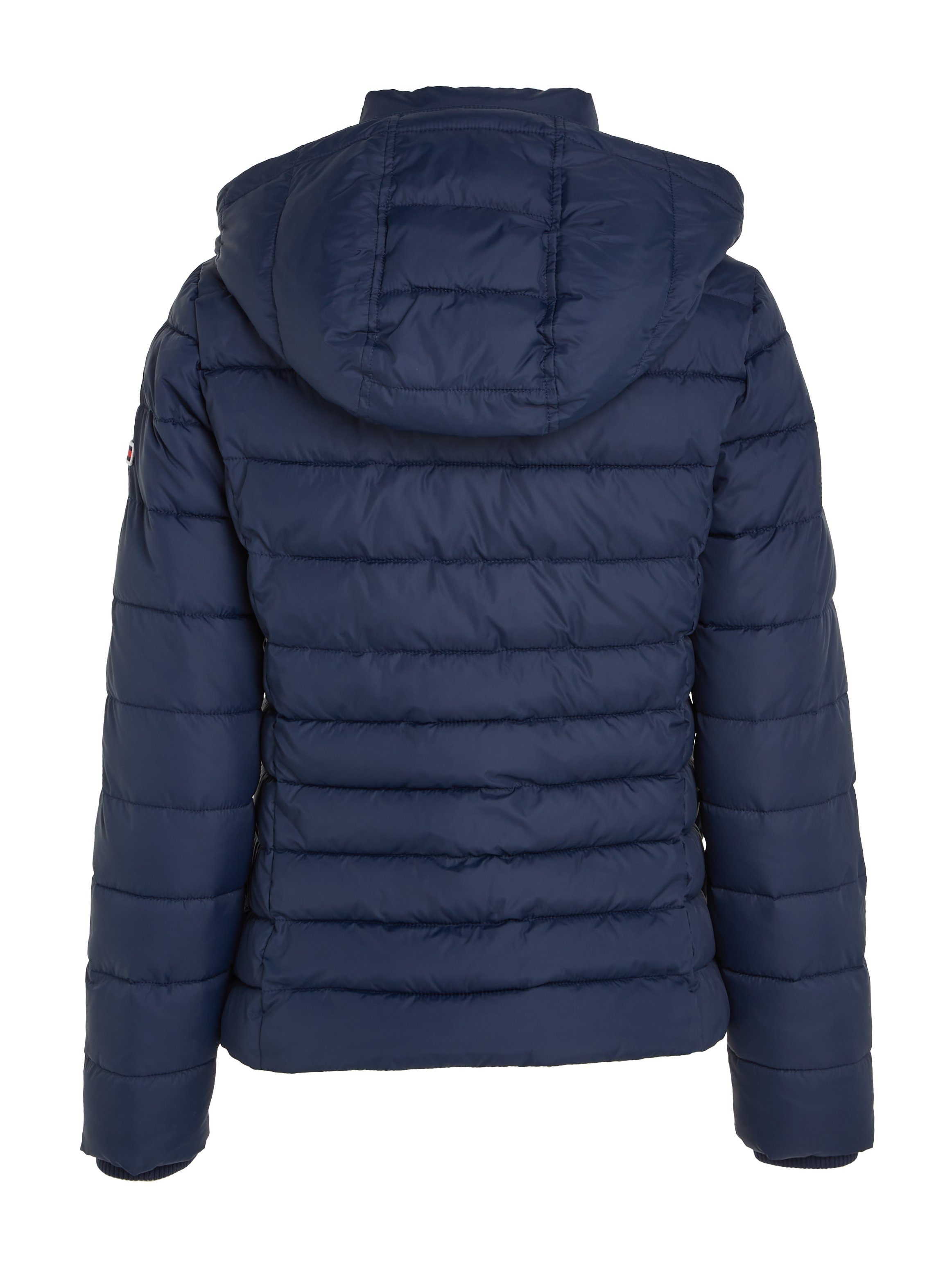 Tommy Jeans Steppjacke TJW BASIC HOODED JACKET mit Aufhänger am Kragen