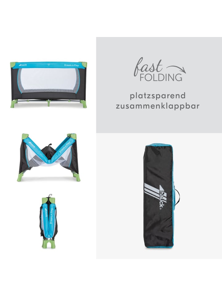 Hauck Reisebett Sparset - Dream N Play inkl. Alvi in blau günstig kaufen onesize