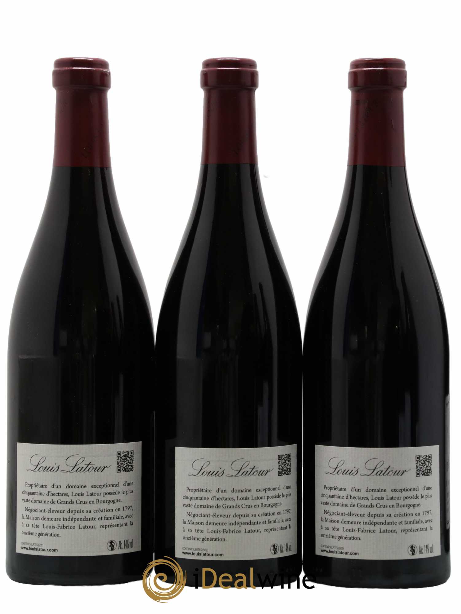 Romanée-Saint-Vivant Grand Cru Les Quatre Journaux Louis Latour  2016 - Lot de 6 Bouteilles