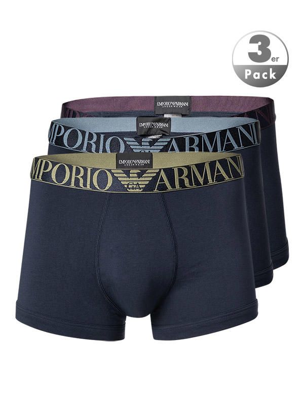 EMPORIO ARMANI, Trunks, Baumwoll-Stretch, navy