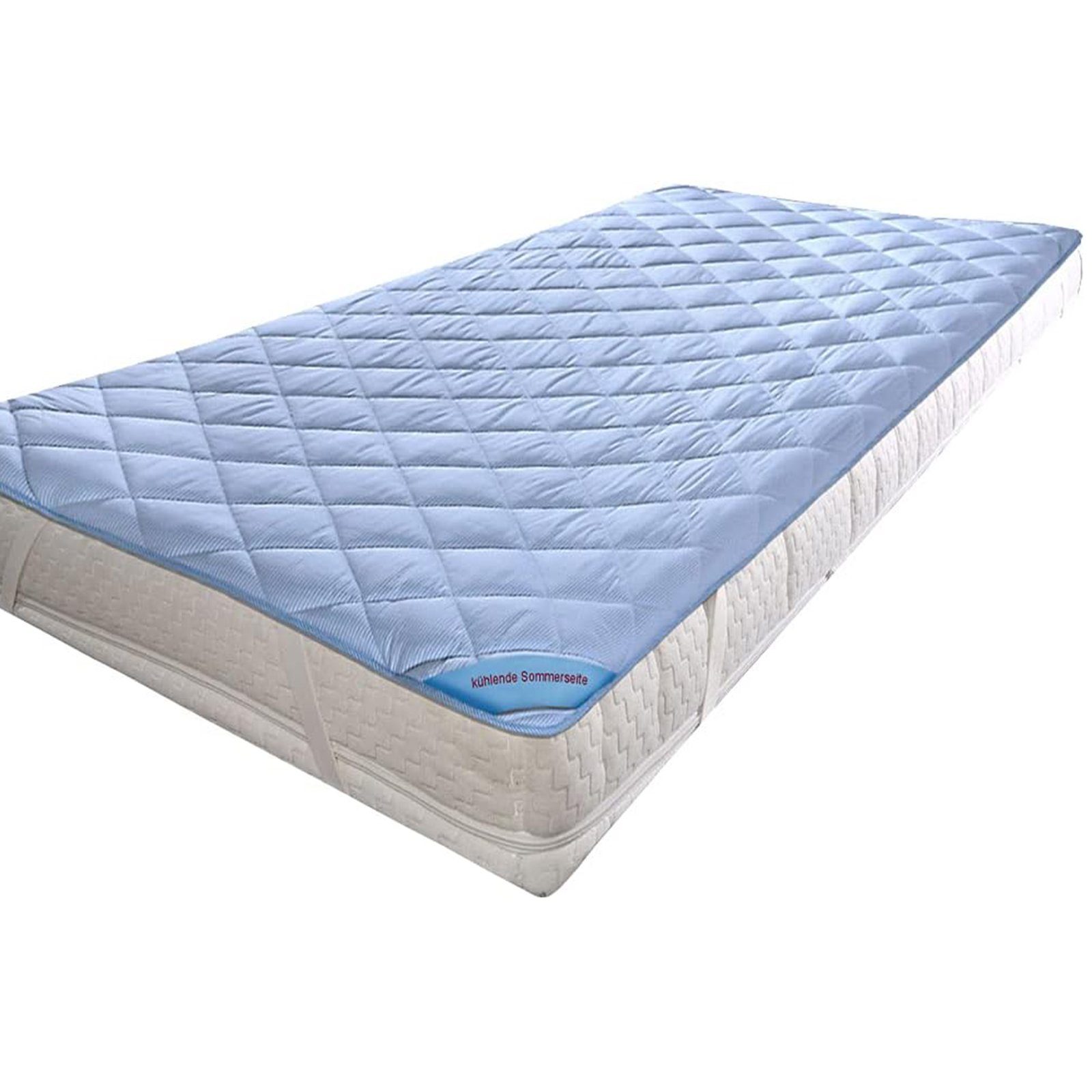 Matratzenauflage Matratzenauflage Top Cool 90x200 cm - für Matratzen & Boxspringbetten DILUMA, Kühlende Sommerseite & wärmende Winterseite