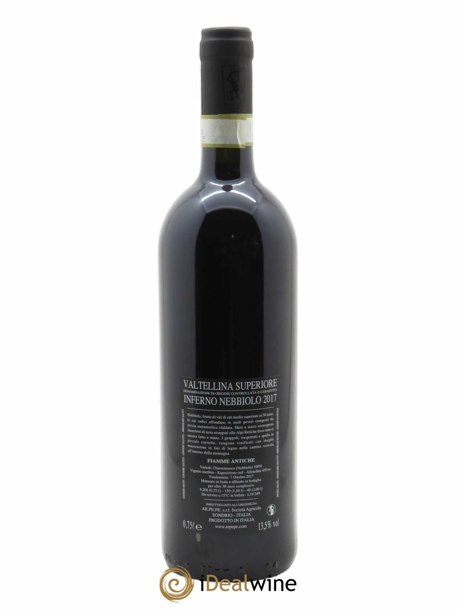 Valtellina Superiore DOCG Ar.Pe.Pe. Inferno Fiamme Antiche  2017 - Lot de 1 Bouteille