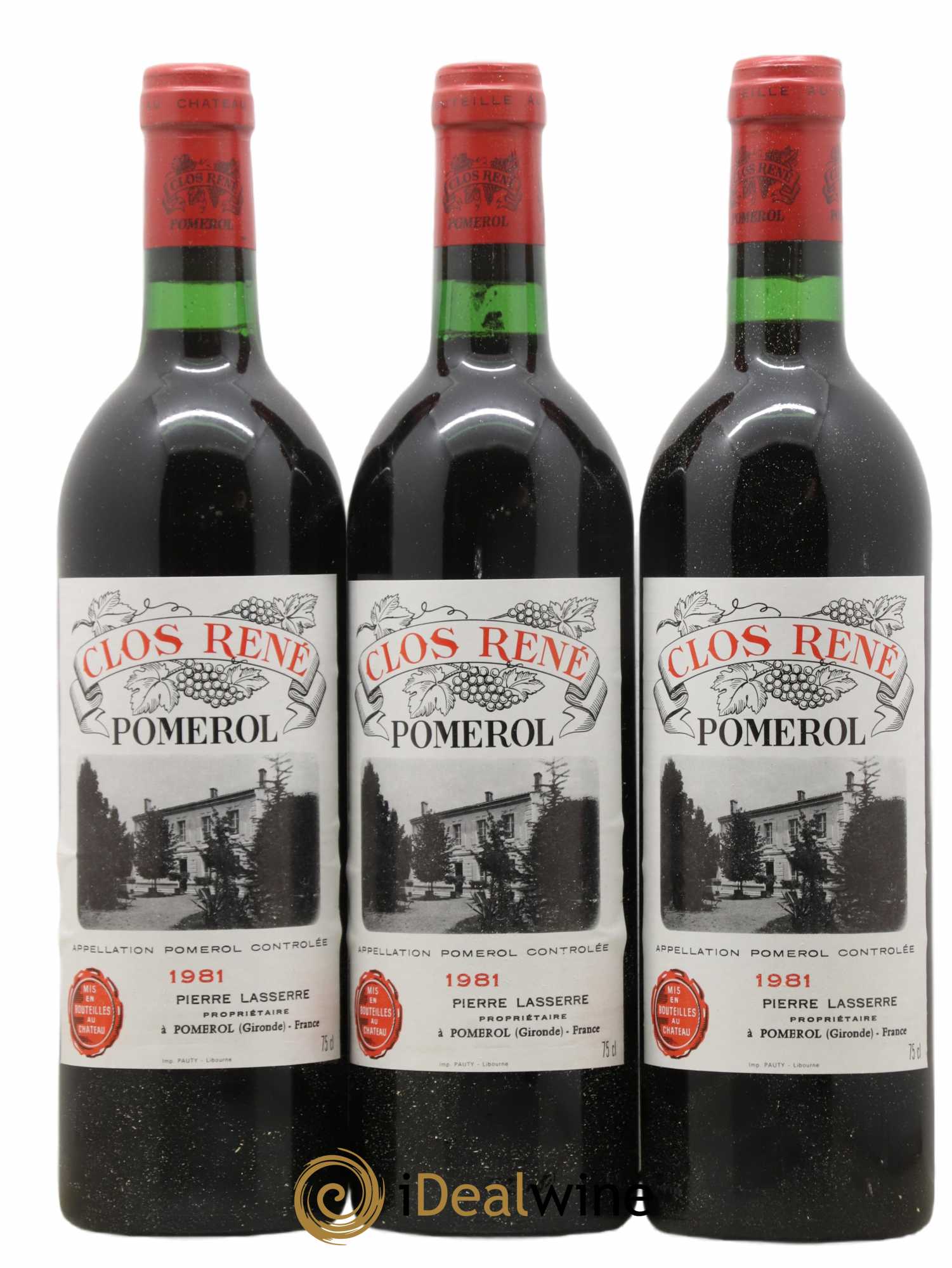 Clos René  1981 - Lot de 12 Bouteilles