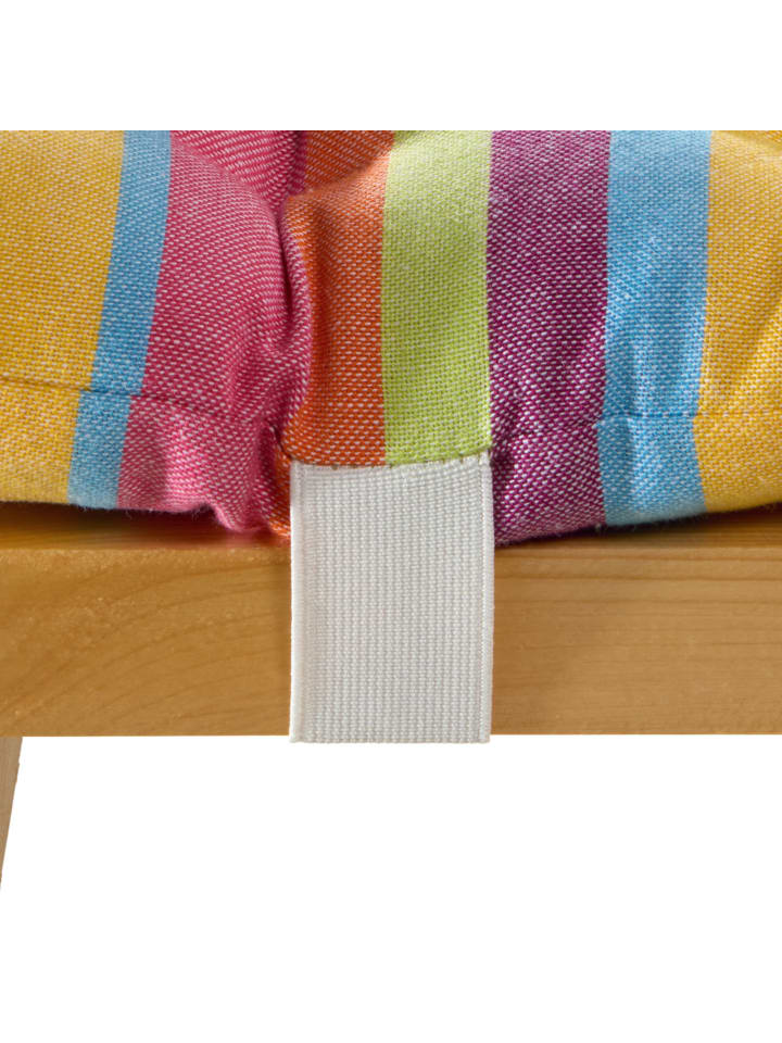 REDBEST buntgewebt, Baumwolle Bierbank-Auflage 2er-Pack in bunt günstig kaufen 220 cm