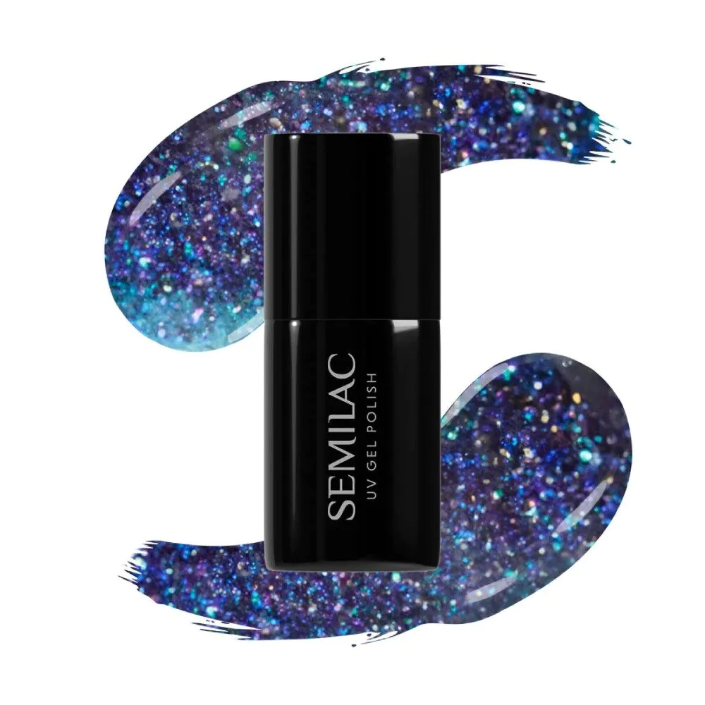 Semilac UV hibridni lak za nokte, 826 Virtual Blue