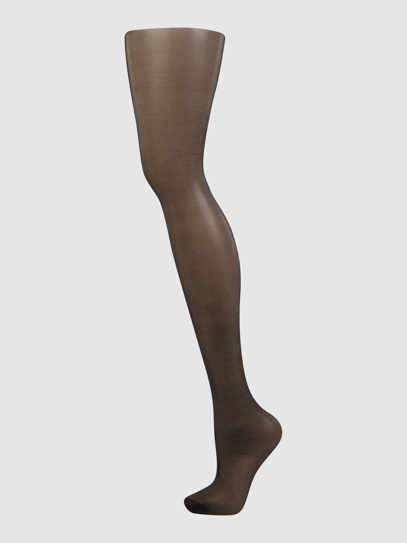 Strumpfhose in transparenter Optik - 15 DEN in schwarz