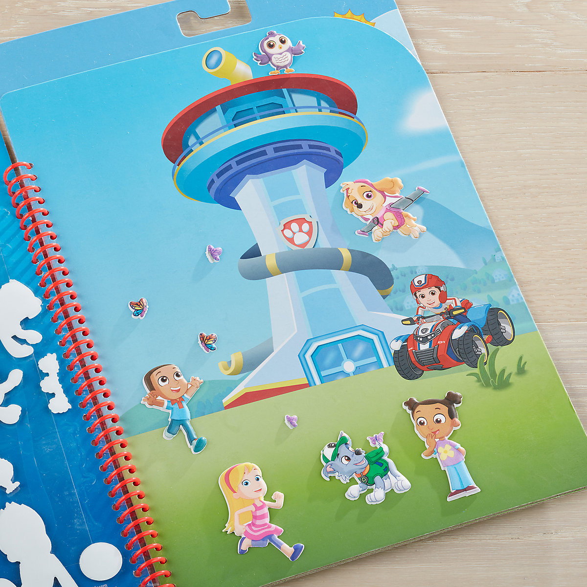PAW Patrol Wiederaufklebbare, bauschige Sticker – Abenteuerbucht