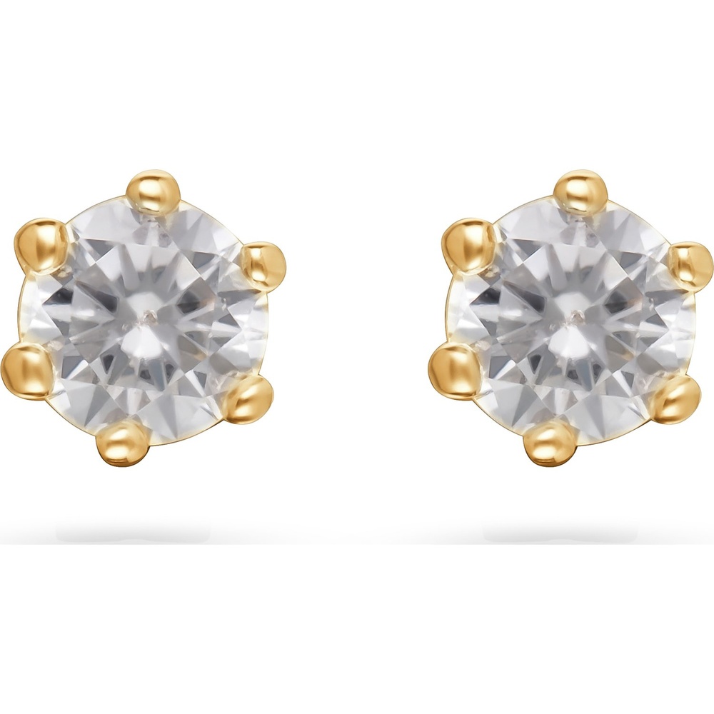FAVS Boucles d'oreilles à fermoir à poussette 375 Or jaune Boucles d'oreilles