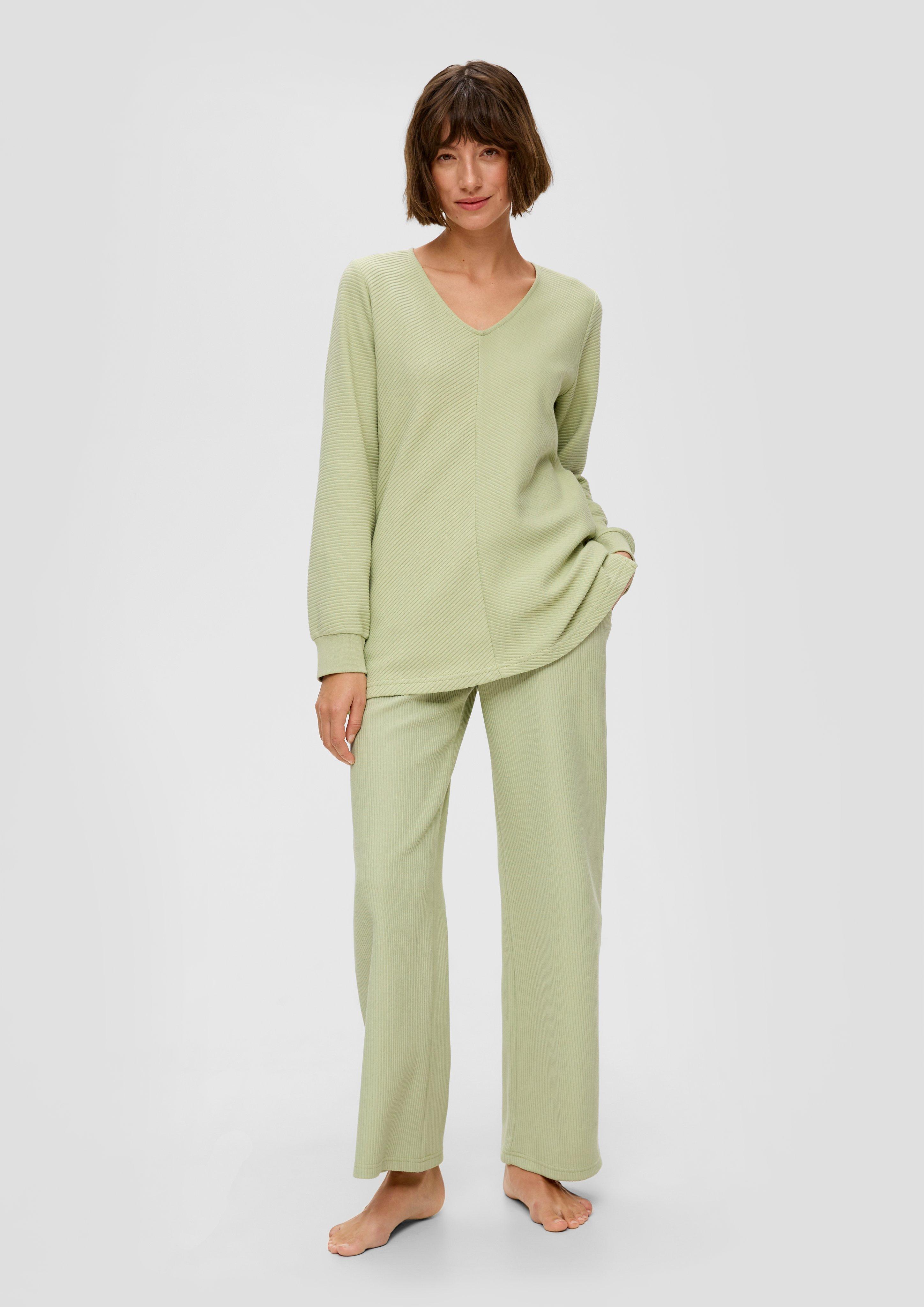 Pyjama-Sweatshirt aus reiner Baumwolle  6009281-2610