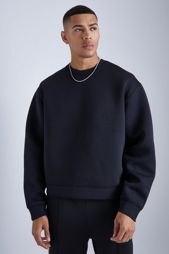 Kastiges Oversize Scuba-Sweatshirt