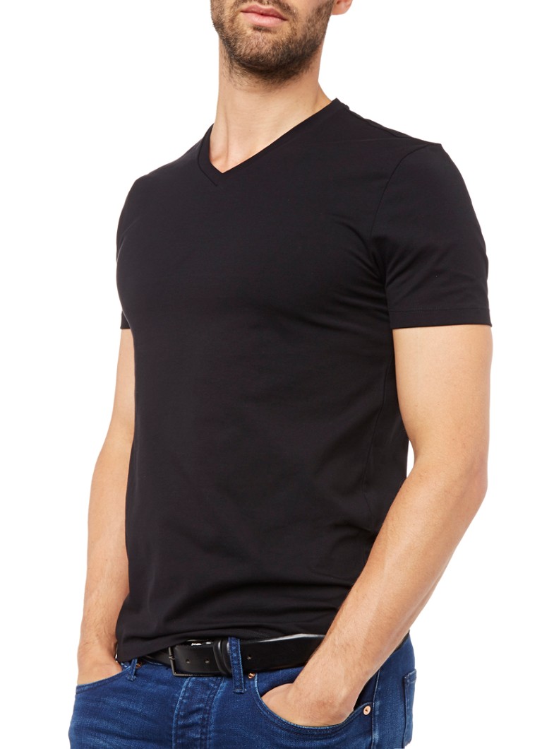 HUGO BOSS V-neck T-shirt in 2-pack