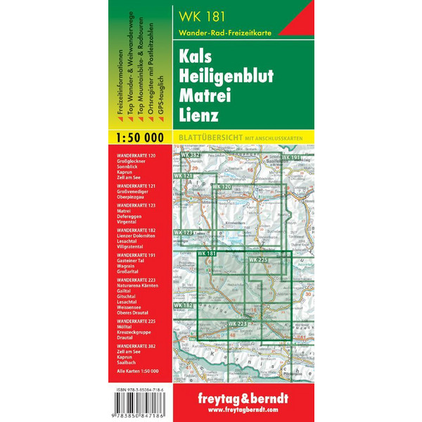Kals - Heiligenblut - Matrei - Lienz 1 : 50 000 - Wanderkarte