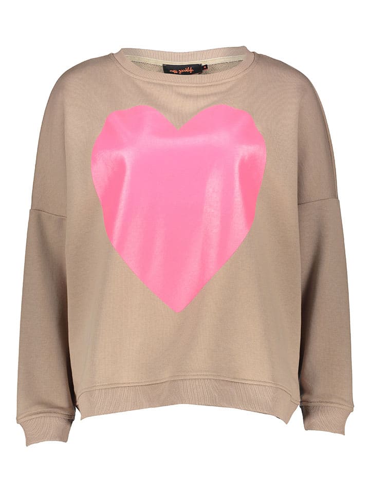 miss goodlife Sweatshirt in Beige günstig kaufen