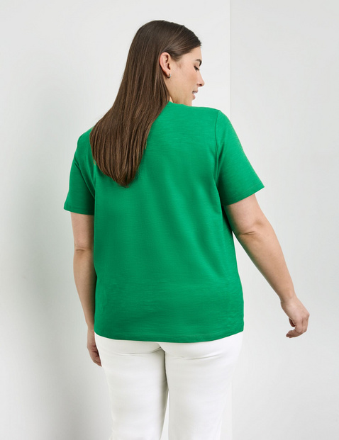 V-Shirt aus Bio-Baumwolle