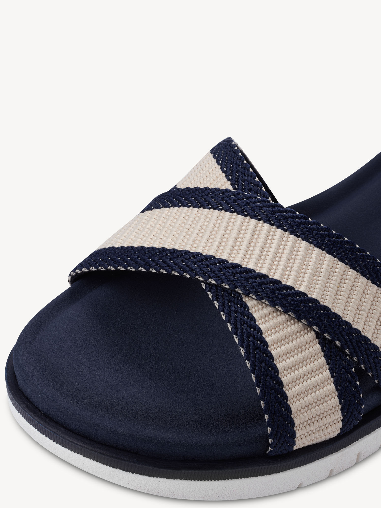Sandale à talon - bleu