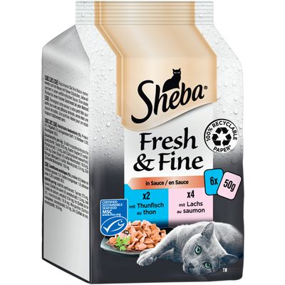 Multipack Sheba Fresh & Fine Frischebeutel 6 x 50 g