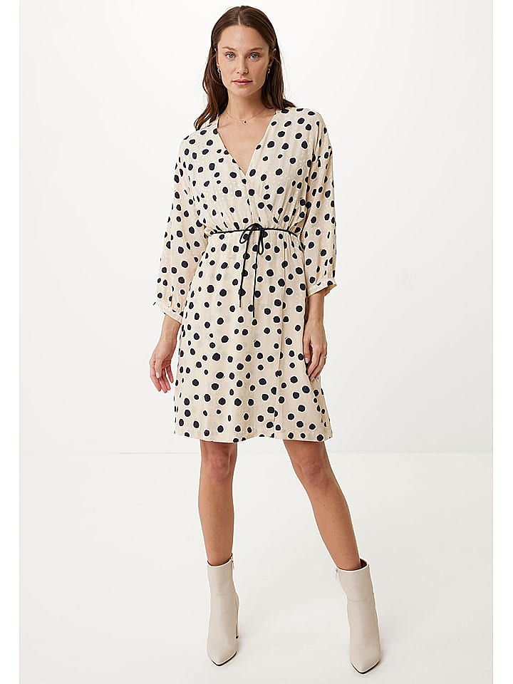 Mexx Kleid in Creme/ Schwarz günstig kaufen 44