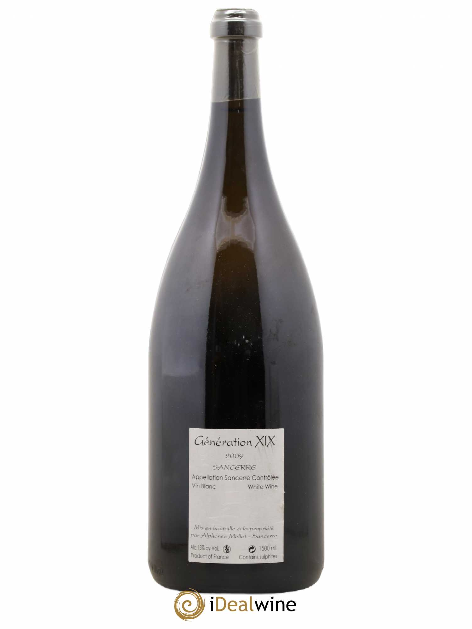 Sancerre Génération XIX Alphonse Mellot  2009 - Lot de 1 Magnum