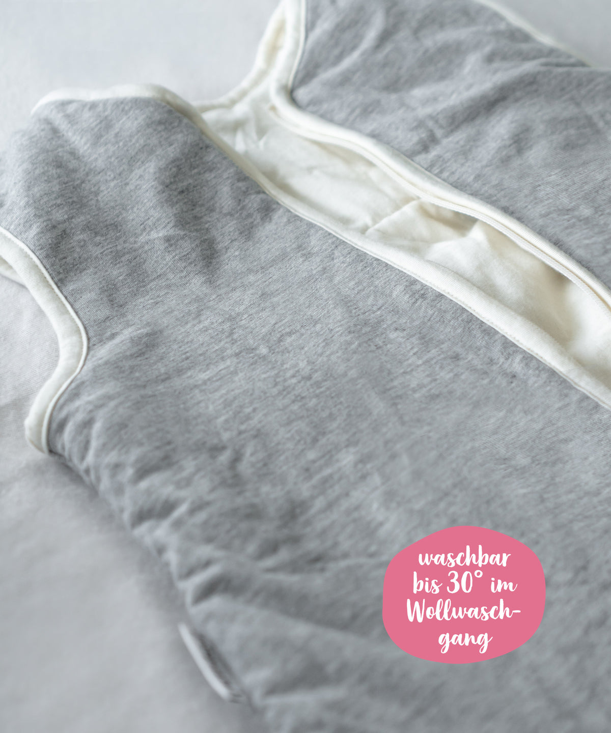 Baby-Schlafsack mit Beinen und Wollfüllung