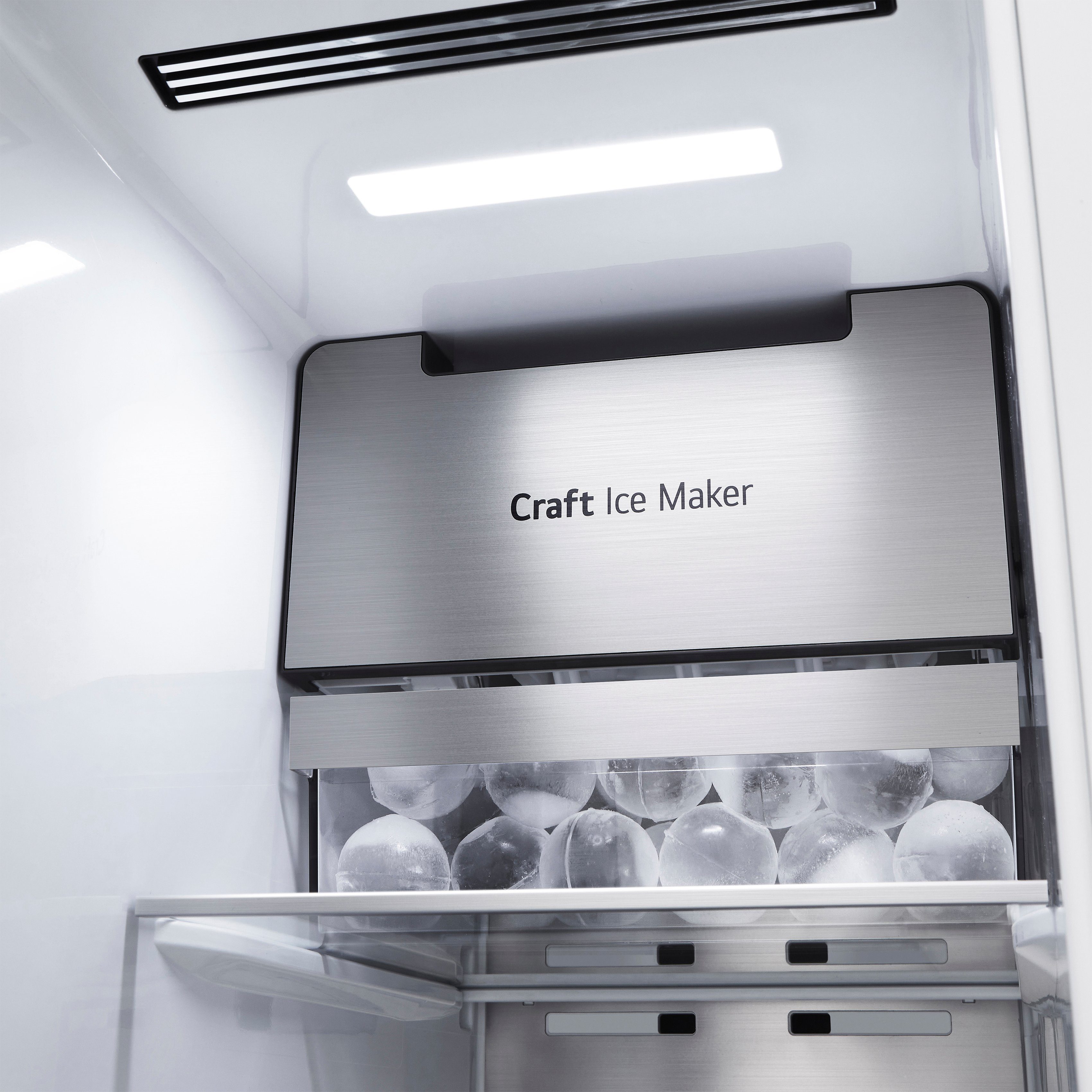 LG Side-by-Side GSXV90BSDE, 179 cm hoch, 91,3 cm breit, Craft Ice Bereiter, InstaView™
