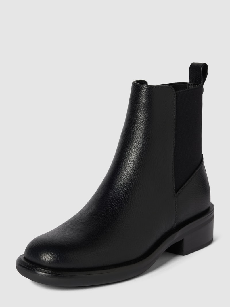 Stiefeletten mit abgerundeter Spitze Modell 'BLOOM' in schwarz