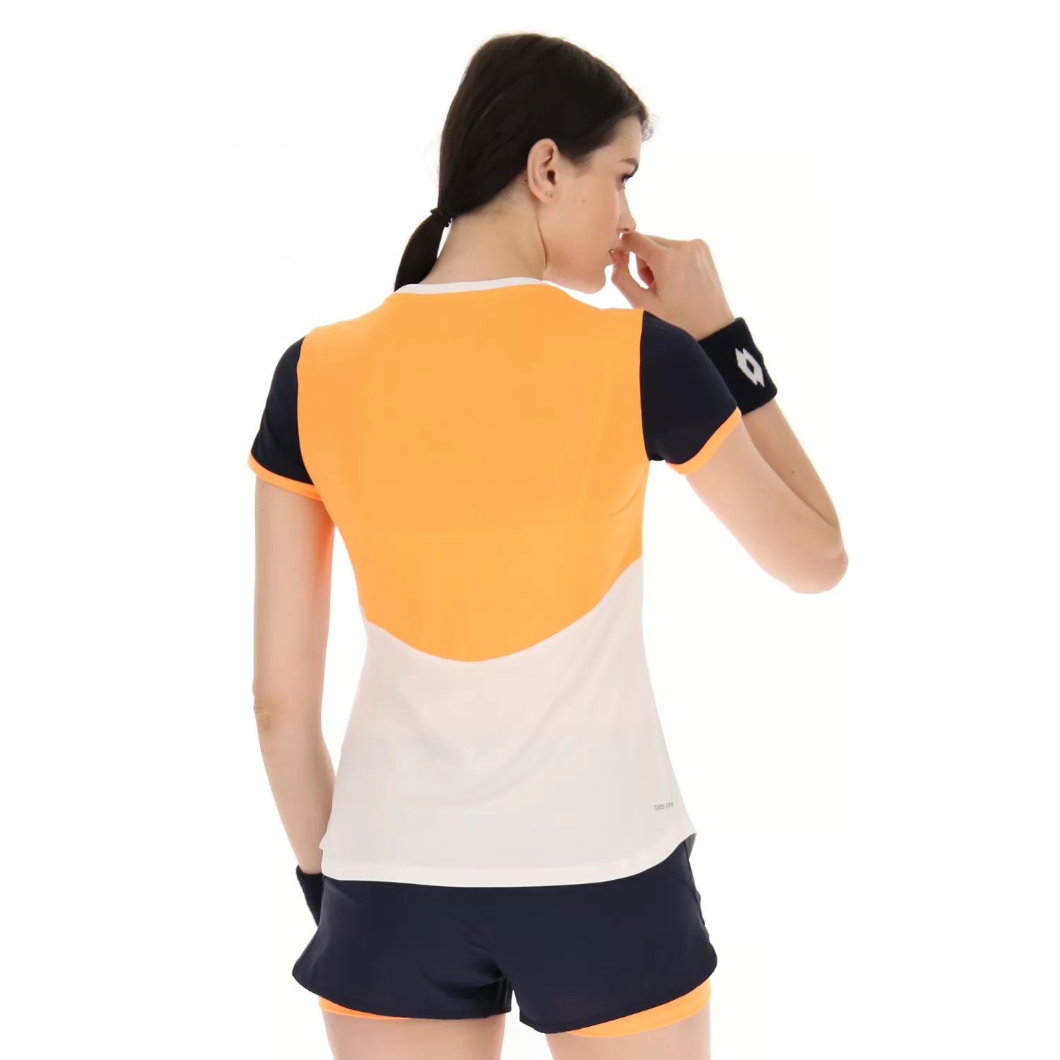 TOP W IV TEE 1 ZÁŘIVĚ BÍLO/ORANŽOVÝ BEAT