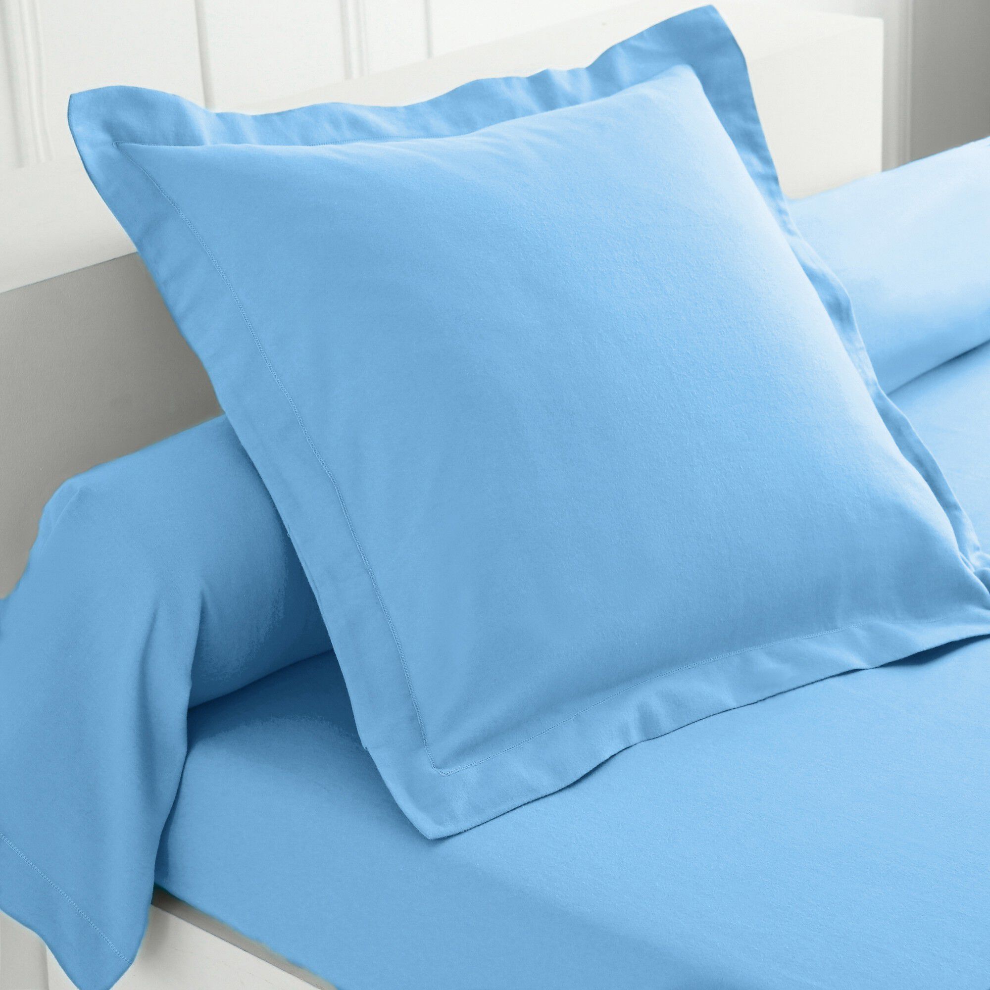 Linge de lit uni flanelle