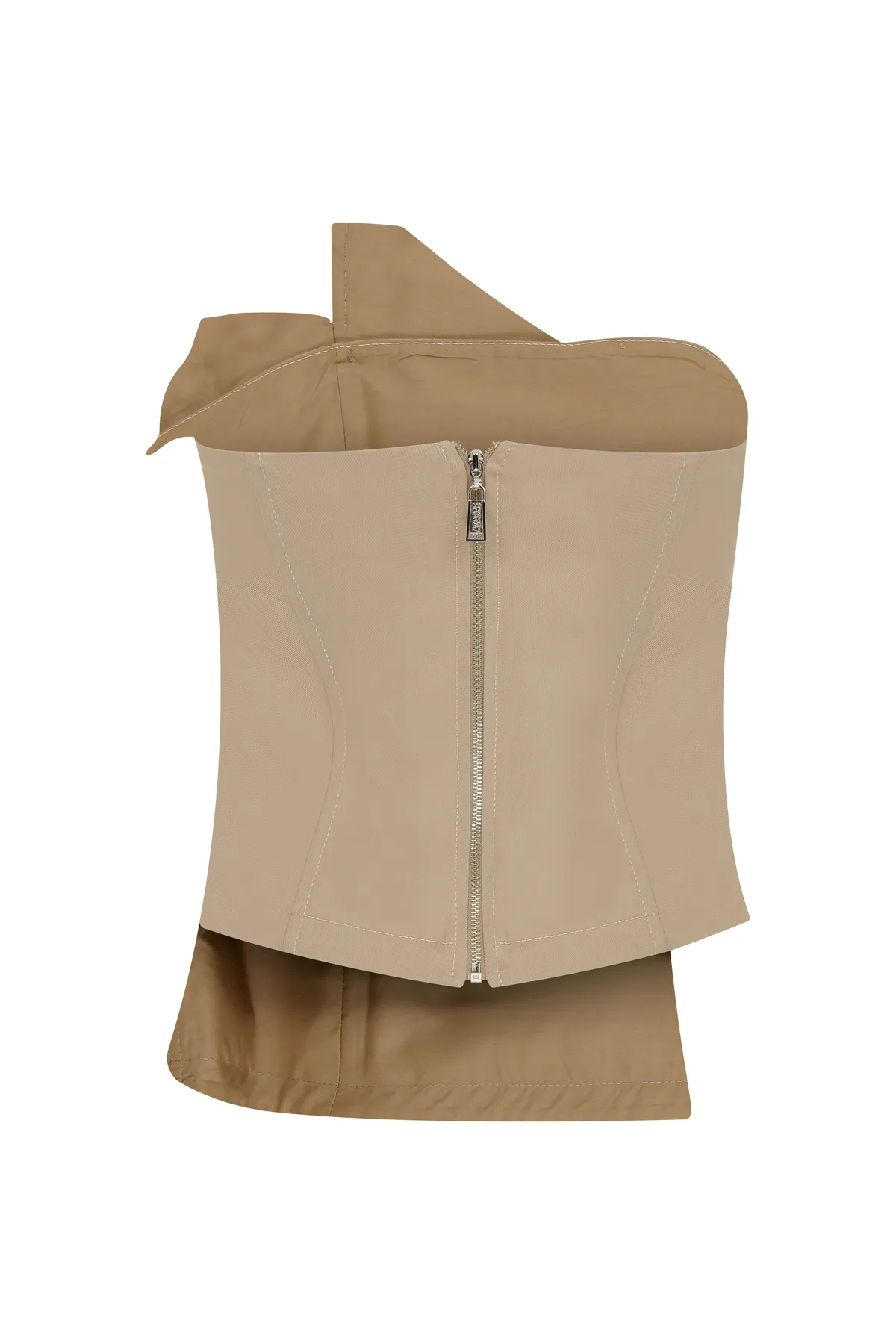 SAGAZA  Bustier - Beige - Unifarben