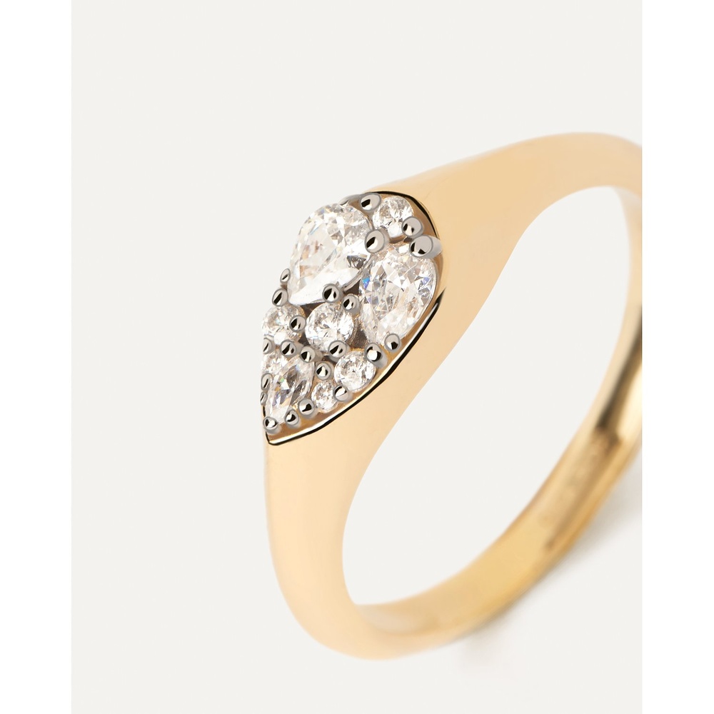 P D Paola Bague pour femme 925 Argent or Bague