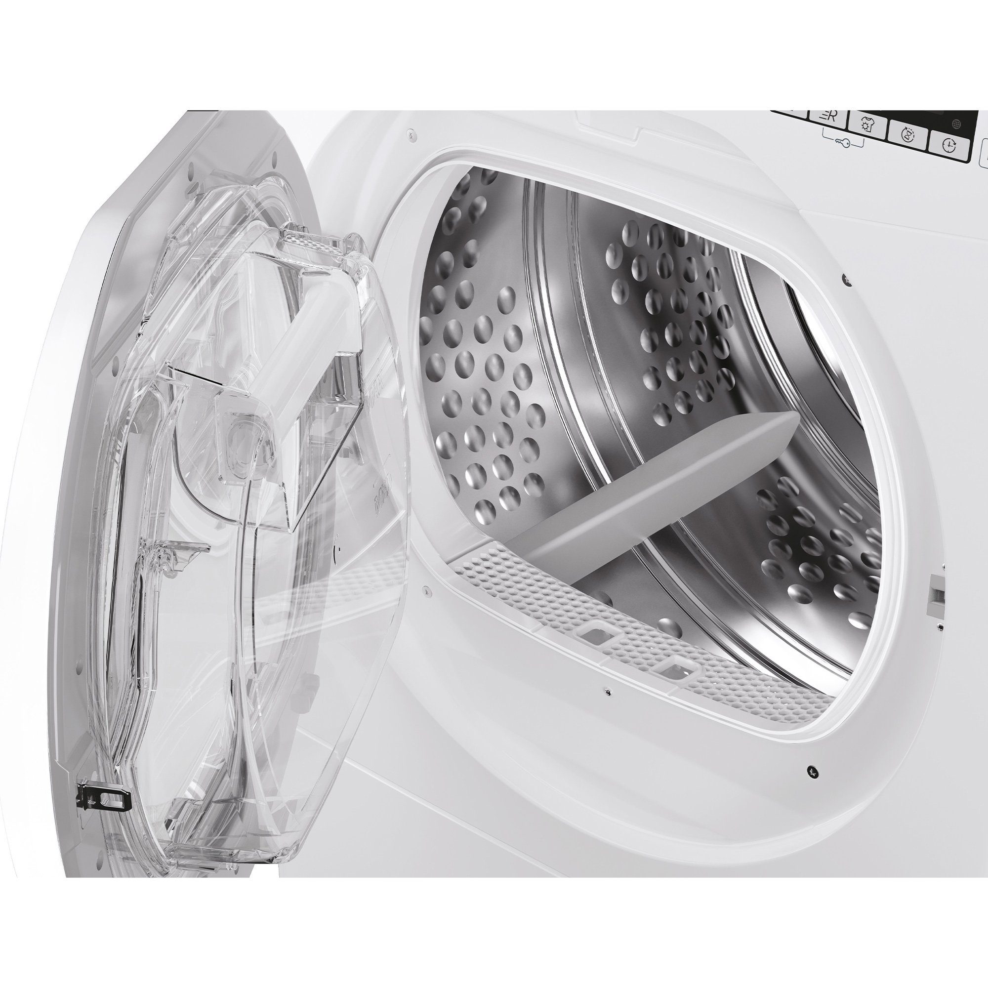 Hoover Kondenstrockner H-DRY 300 LITE Design HLE C7DE-84, 7 kg, NFC-Technologie, AquaVision, 16 Programme, Digitaldisplay