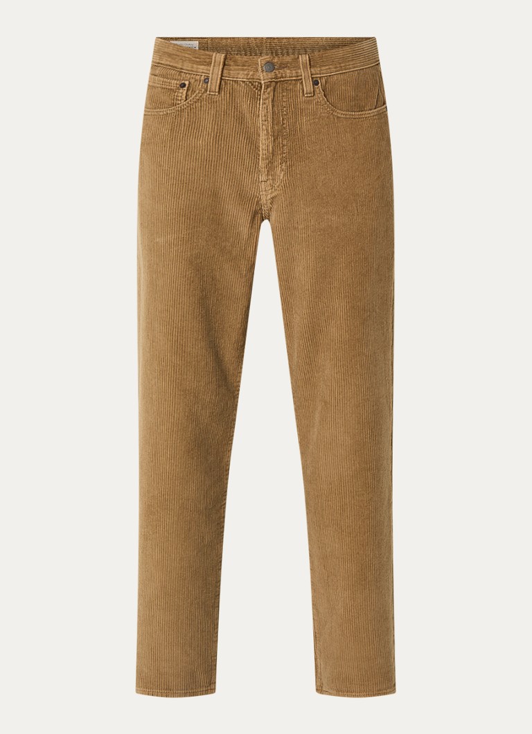 Pantaloni chino Levi's 568 din catifea reiată, cu croială dreaptă, cu buzunare laterale.
