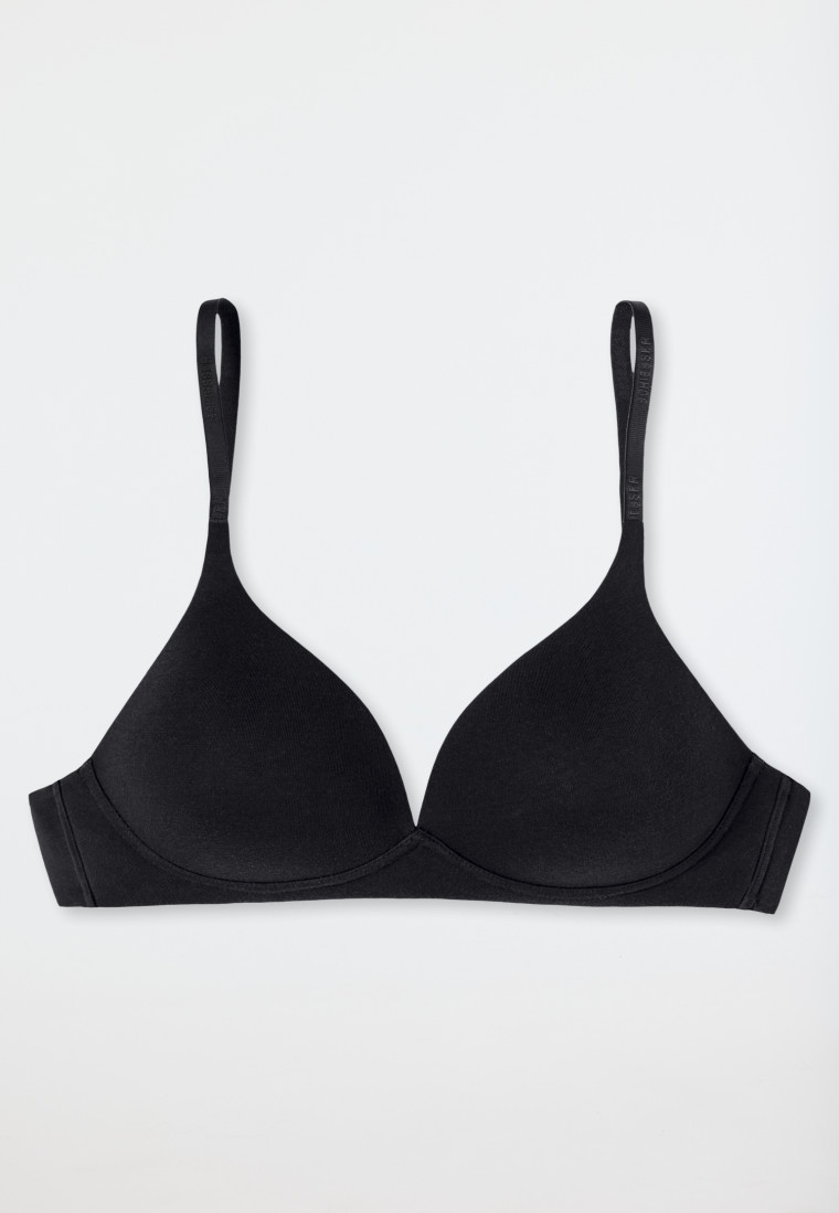Soft BH Organic Cotton mit Schale schwarz - 95/5