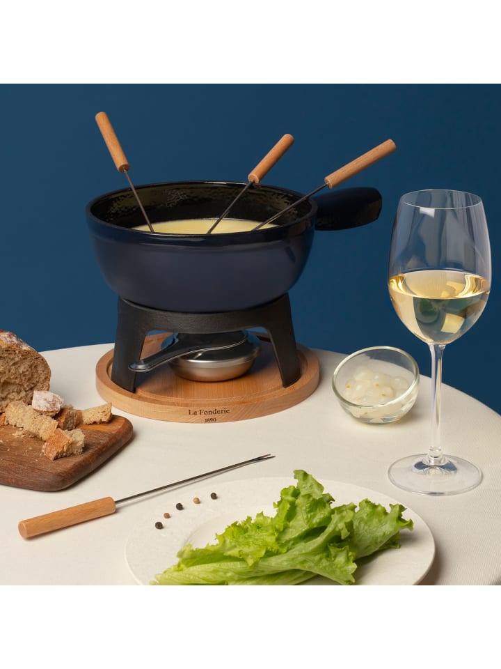 HKoenig Fondue-Gerät MONT JOUX Dunkelblau günstig kaufen onesize