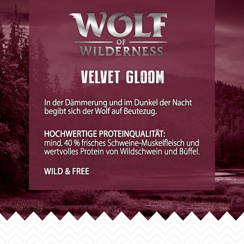 Wolf of Wilderness 'Velvet Gloom' - Truthahn & Forelle
