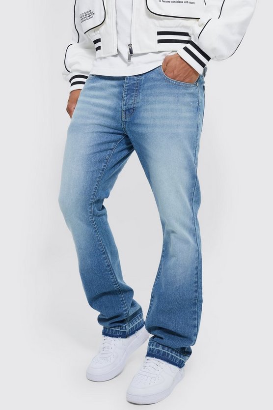 Slim-Fit Schlagjeans