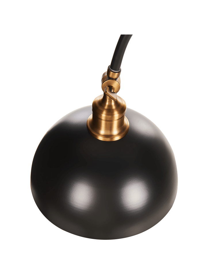 Beliani Stehleuchten LENNON in Schwarz/Weiß/Gold - (W) 28 x (H) 145 x (L) 38 cm günstig kaufen onesize