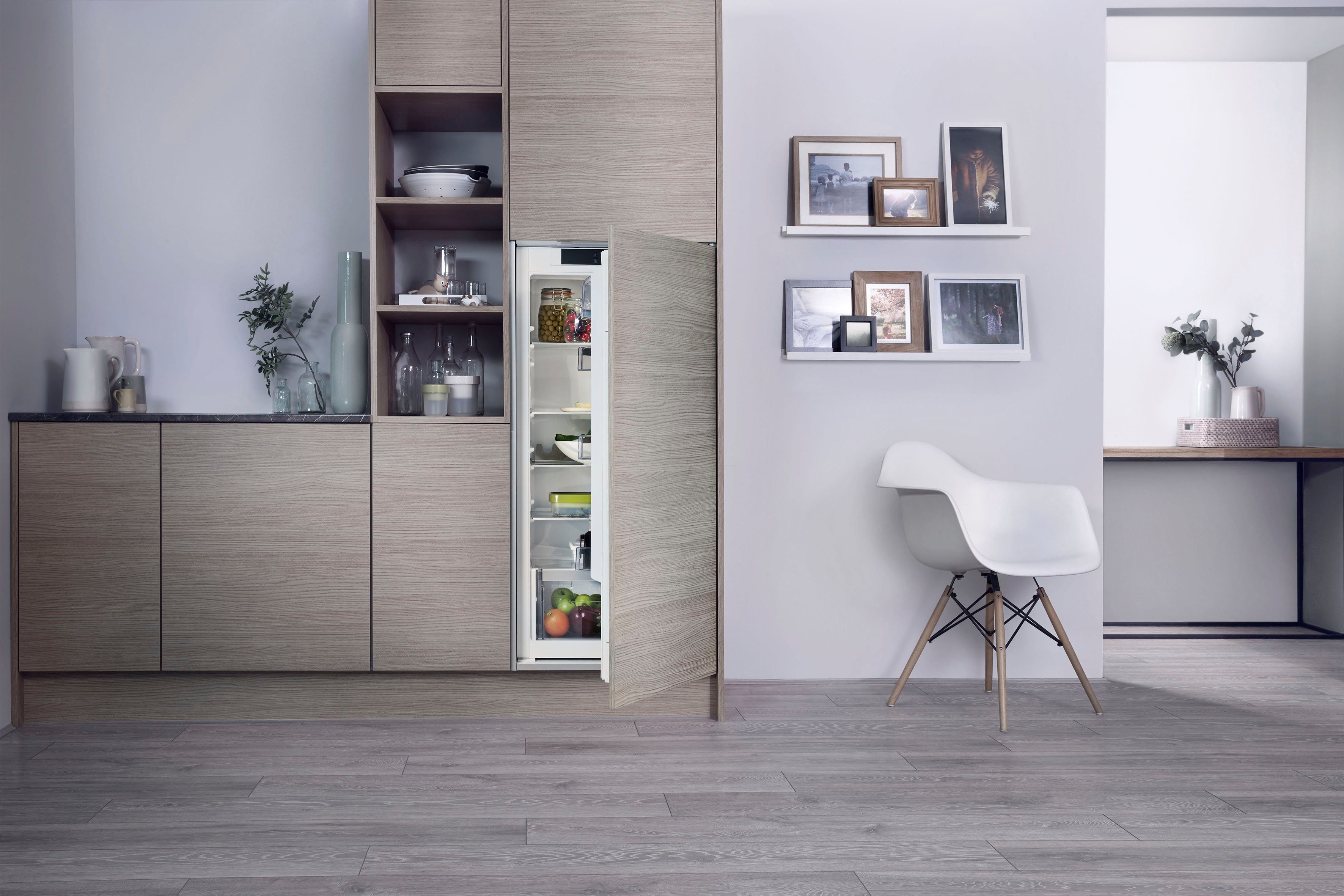 BAUKNECHT Einbaukühlschrank KSI 12VF3, 122 cm hoch, 55,7 cm breit