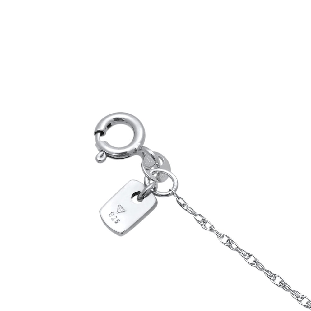 KUZZOI KUZZOI Bracelet Hommes maillons basiques torsadés en argent sterling 925 Bracelet