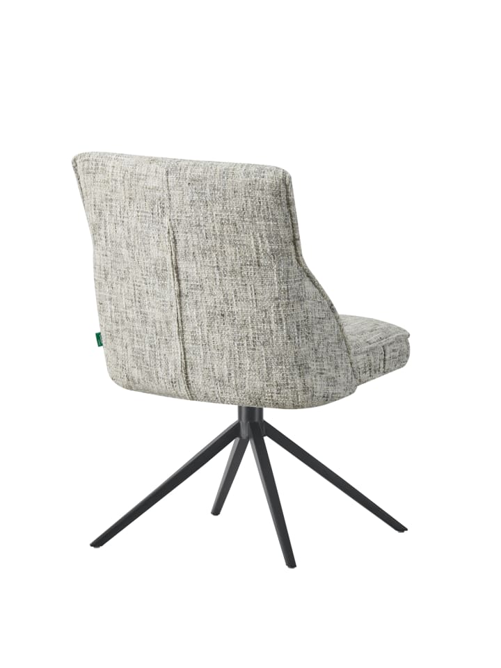 DUBI Möbel 2er-Set: Drehstuhl THOMAS-ZARA in Hellgrau - (B)49 x (H)84 x  (T)62 cm günstig kaufen onesize