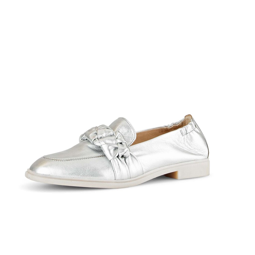 Gabor fashion Slipper silber